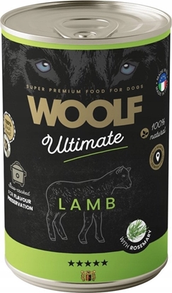 Изображение WOOLF PIES PUSZKA 400g ULTIMATE CAN       LAMB&ROSEMARY  /6