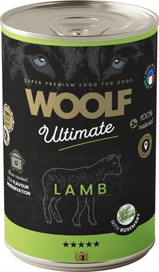 Изображение WOOLF PIES PUSZKA 400g ULTIMATE CAN       LAMB&ROSEMARY  /6