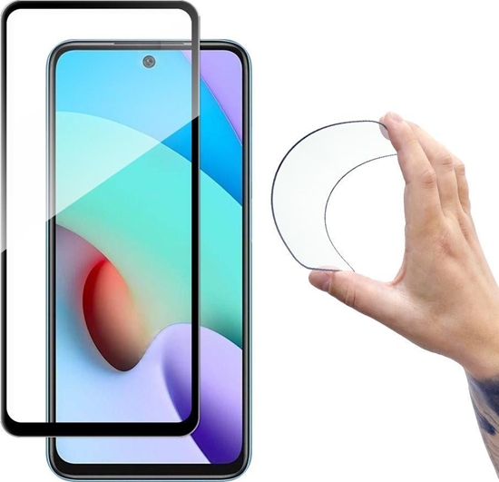 Picture of Wozinsky Wozinsky Full Cover Flexi Nano folia szklana szko hartowane z ramk Xiaomi Redmi 10 czarny