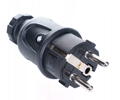 Picture of Wtyczka prosta WG-02 IP44 16A 250V Rum-Lux czarna