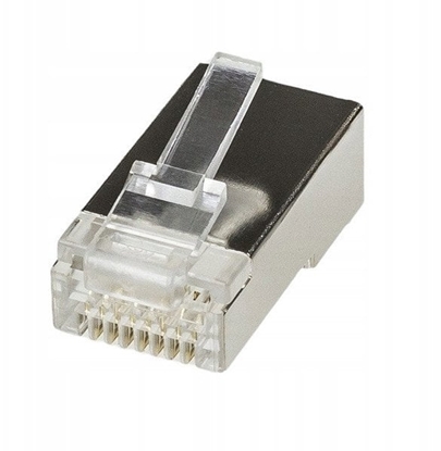 Picture of Wtyk modularny WM8p8c (RJ-45), kat.6A, na przewód okrgy, link, ekranowane