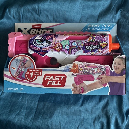 Изображение XShot XSHOT vandens autuvas Fast-Fill Skins Pink Party, 118135(11854E)