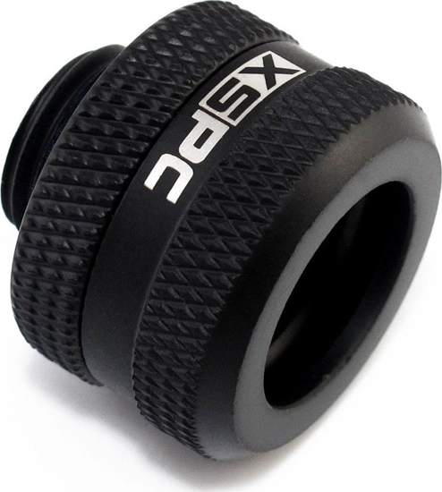 Picture of XSPC XSPC Anschluss G1/4" auf 14mm Hardtube, schwarz matt - 8 Stück
