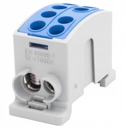 Изображение Zacisk HLK F-ELEKTRO F2.0373 125A-2 (1x35,1x25 / 1x35,1x25) Al/Cu IP20 niebieski