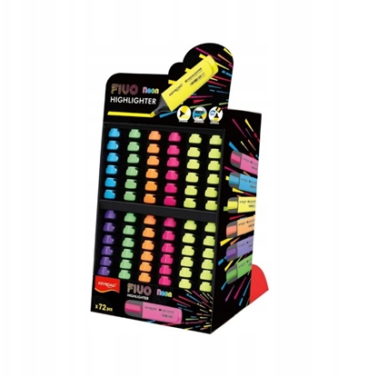 Изображение Zakrelacz KEYROAD Fluo, 72 szt., display, mix kolorów
