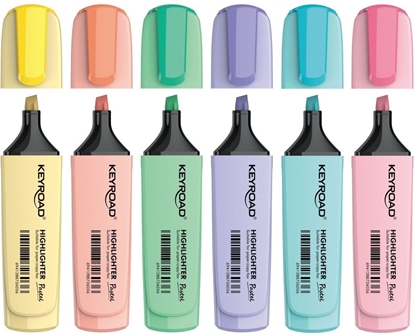 Изображение Zakrelacz KEYROAD Pastel, 72 szt., display, mix kolorów