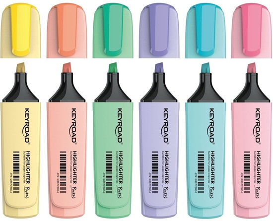 Изображение Zakrelacz KEYROAD Pastel, 72 szt., display, mix kolorów