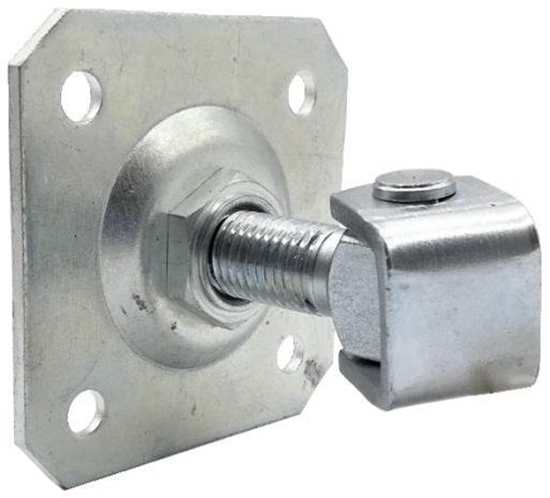 Picture of Zawias PSG 61.019.01 z szyldem 100x100x4mm - gwint M20 (regulowany, ucho ocynkowane)