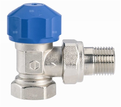 Attēls no Zawór termostatyczny DN15 - ktowy 3/4GZ Eurokonus x 1/2GZ