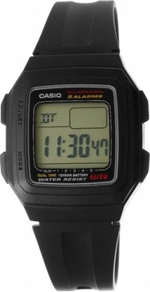 Изображение Zegarek Casio Zegarek Mski CASIO F-201WA-1ADF 10 Bar Do pywania