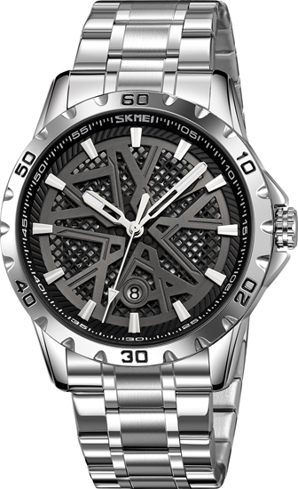 Picture of Zegarek Mski Skmei 9337SIBK + BOX