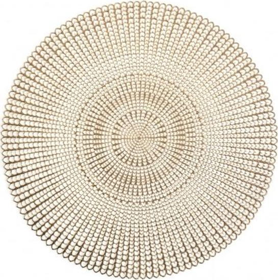 Picture of Zeller Zeller, Podkadka cut out, PCV, okrga, zota, 41cm