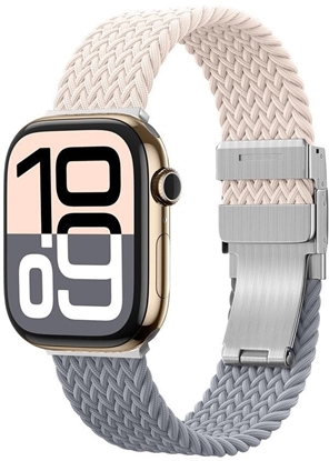 Изображение Zestaw 2 pasków AMAZINGTHING Blend Band do Apple Watch 42mm - róowo-szary / róowy
