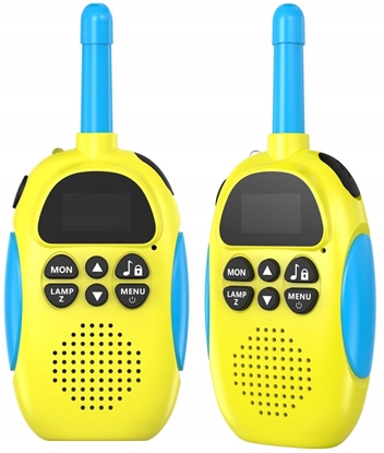 Attēls no Zestaw 2x Radiotelefon Krótkofalówka Walkie Talkie 3km 16 kanaów KiddoBoo / óty