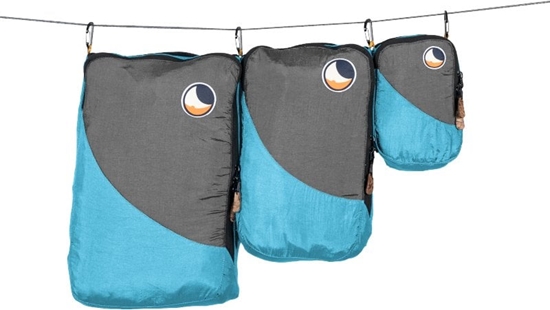 Picture of Zestaw 3 organizerów podrónych TTTM aqua/d.grey