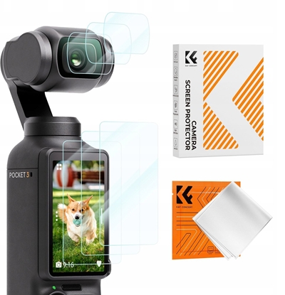 Picture of Zestaw 6x Osona Szko 9h Na Ekran + Obiektyw Do Dji Osmo Pocket 3 / K&f Concept / Sku.2231