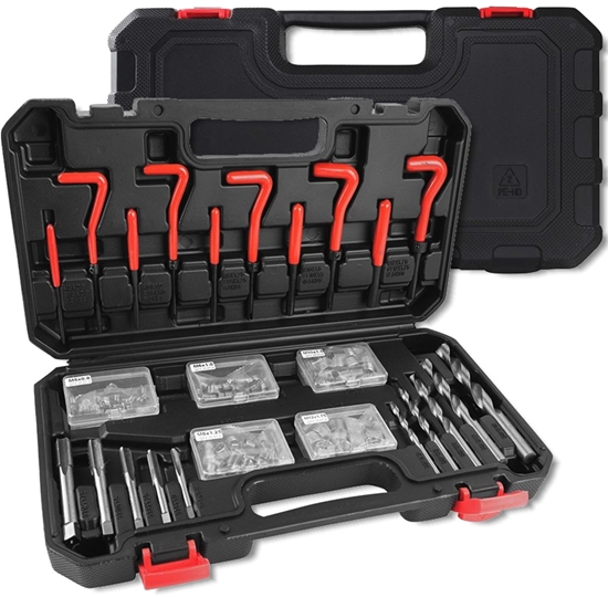 Picture of Zestaw do naprawy gwintów, gwintowniki 131el. M5-M12