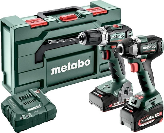 Picture of Zestaw elektronarzdzi Metabo METABO.ZESTAW COMBO 18V 2.9.2 (BS 18 L BL + SSW 300) 1x5,2Ah 1x2,0Ah METABOX