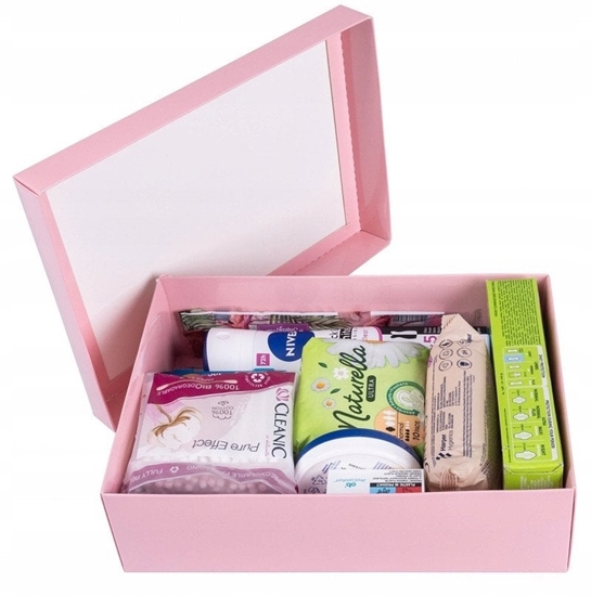 Изображение Zestaw higieniczny dla kobiet DONAU HOME, w pudeku, róowy