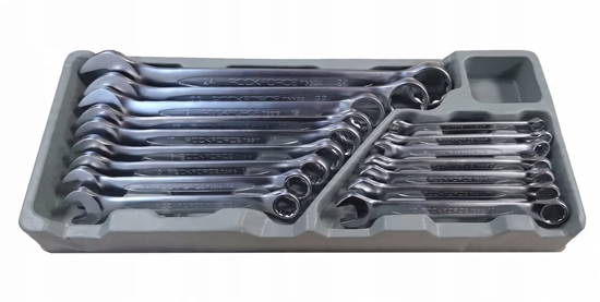 Picture of Zestaw kluczy pasko-oczkowych 16el.