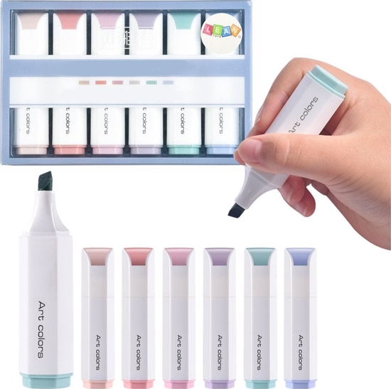 Picture of Zestaw Mini Zakrelaczy Delikatne Pastelowe Kolory 6 Szt LEAN