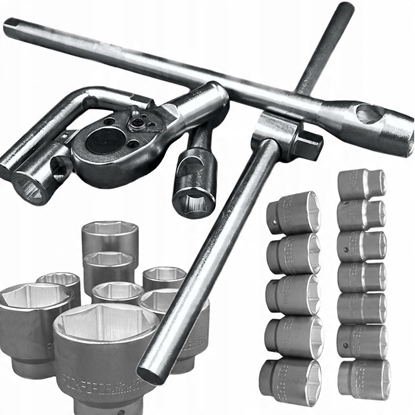 Изображение Zestaw narzdzi 3/4" 26el. (6-ktnych)
