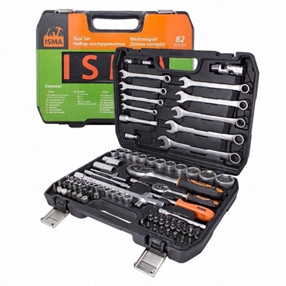 Изображение Zestaw narzdzi 82el. 1/2" i 1/4" (6-ktnych) (4-32mm)