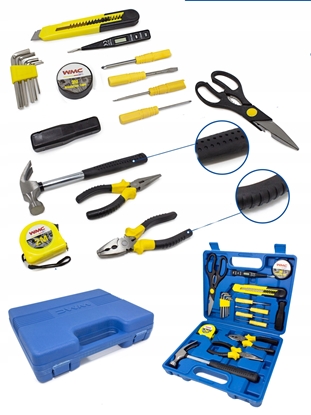 Picture of Zestaw narzdziowy 18 el. Kombinerki motek imbusy