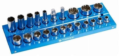 Изображение Zestaw nasadek 1/2" 22el. (6-ktnych)