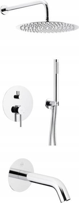 Attēls no Zestaw prysznicowy KFA MOZA ZESTAW NATRYSKOWY PODTYNKOWY Z BATERI 3 FUNKCYJN, CHROM