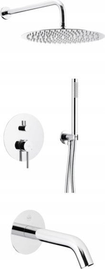 Picture of Zestaw prysznicowy KFA MOZA ZESTAW NATRYSKOWY PODTYNKOWY Z BATERI 3 FUNKCYJN, CHROM