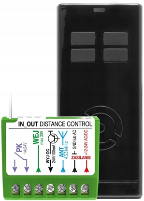 Attēls no Zestaw Proxima IN-OUT Distance Control T4 CZARNY