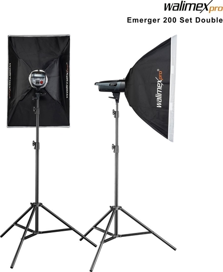 Picture of Zestaw studyjny Walimex walimex pro Emerger 200 Set Double