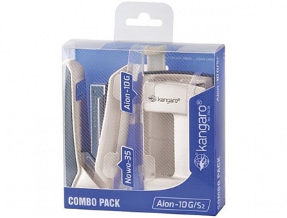 Picture of Zestaw zszywacz Nowa-35 + dziurkacz Aion-10G, pudeko z zawieszk, biay