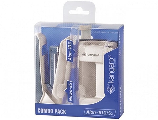 Picture of Zestaw zszywacz Nowa-35 + dziurkacz Aion-10G, pudeko z zawieszk, biay