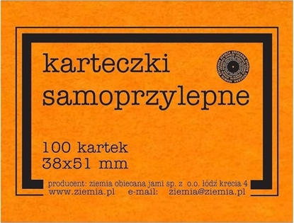 Attēls no Ziemia Obiecana Karteczki samoprzylepne Fluo 38x51mm 100K pomar.