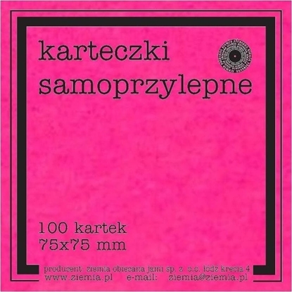 Attēls no Ziemia Obiecana Karteczki samoprzylepne Fluo 75x75mm 100K ró
