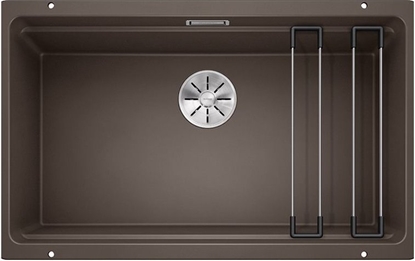 Изображение Zlewozmywak Blanco Komora podwieszana ETAGON 700-U Silgranit kawowy, InFino, szyny
