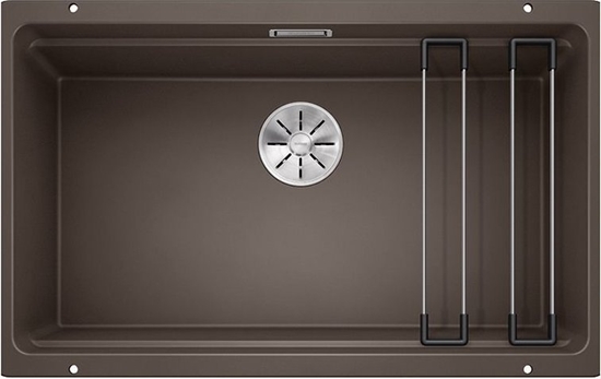 Изображение Zlewozmywak Blanco Komora podwieszana ETAGON 700-U Silgranit kawowy, InFino, szyny