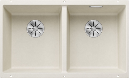 Изображение Zlewozmywak Blanco Komora podwieszana SUBLINE 350/350-U Silgranit delikatny biay, InFino