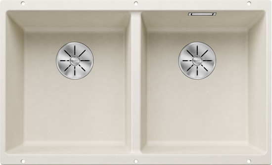 Изображение Zlewozmywak Blanco Komora podwieszana SUBLINE 350/350-U Silgranit delikatny biay, InFino