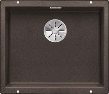 Attēls no Zlewozmywak Blanco Subline 500-U Silgranit kawowy z korkiem InFino (523441)