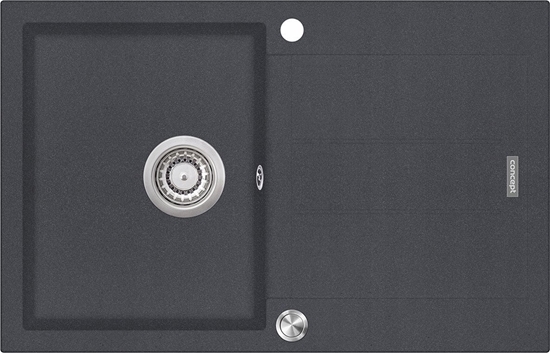 Изображение Zlewozmywak Concept DG10C45dg  kuchenny granitowy z ociekaczem CIEMNO SZARY