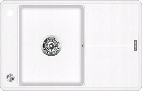 Изображение Zlewozmywak Concept DG10N50wh  kuchenny granitowy z ociekaczem BIAY