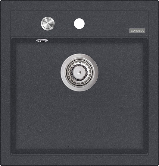 Picture of Zlewozmywak Concept G00C50dg  kuchenny granitowy bez ociekacza CIEMY SZARY