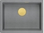 Изображение Zlewozmywak GraniteQ LOGAN 100 GraniteQ zlewozmywak silver stone 59,5x45,1x21,5 cm 1-komorowy wpuszczany z syfonem manualnym zoty