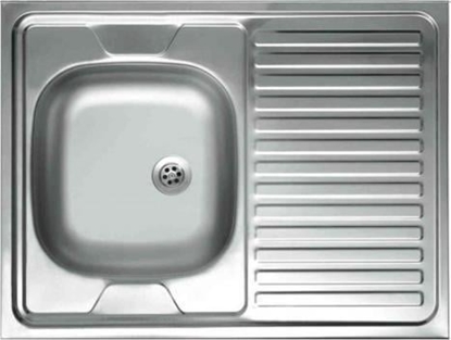 Picture of Zlewozmywak Kuchinox  jednokomorowy nakadany z syfonem 60x80 cm