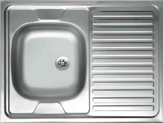 Picture of Zlewozmywak Kuchinox  jednokomorowy nakadany z syfonem 60x80 cm