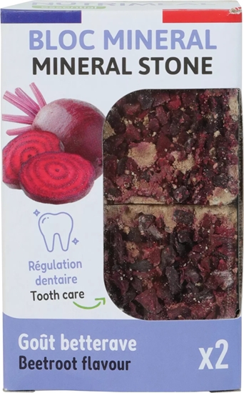 Picture of ZOLUX Kostka mineralna dla maych ssaków NUTRIMEAL 3 z burakiem 2 x 200g