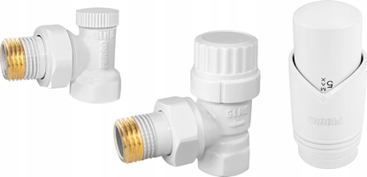 Picture of ZTM31WH DEKORACYJNY ZEST.TERMOST. KTOWY BIAY (GOWICA+ZAW.TERM+ZAW.ODC.) FERRO // G.ZT.KT.FERRO-BIAY